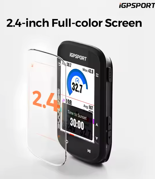 iGPSport BSC200S - Compteur GPS Vélo Écran Couleur 2,4"
