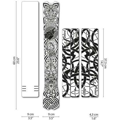 DYEDBRO Film Protection du Cadre - Viking - black gloss