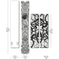 DYEDBRO Film Protection du Cadre - Viking - black gloss