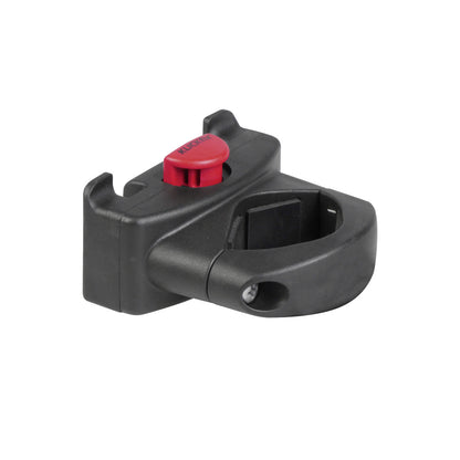 Fixation KLICKfix "Caddy Oversize" pour tube vertical Ø 36-55 mm, noir-rouge