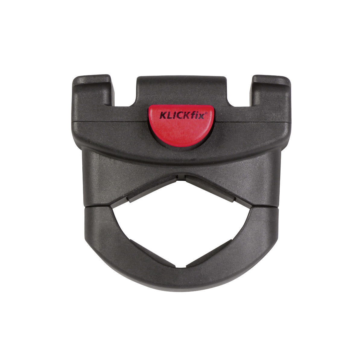Fixation KLICKfix "Caddy Oversize" pour tube vertical Ø 36-55 mm, noir-rouge
