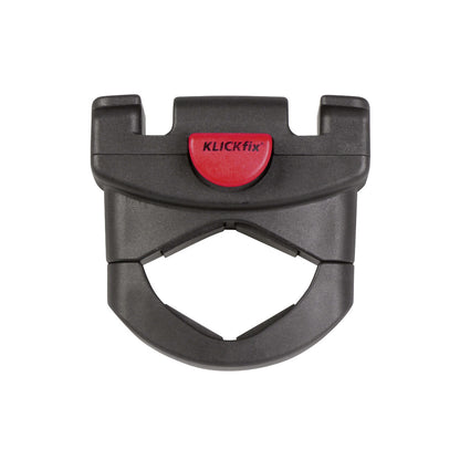 Fixation KLICKfix "Caddy Oversize" pour tube vertical Ø 36-55 mm, noir-rouge