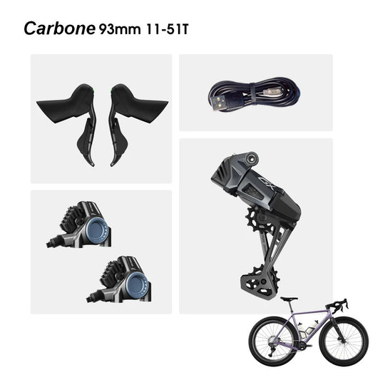 Groupe Électrique EDS Gravel GeX 1x Carbone