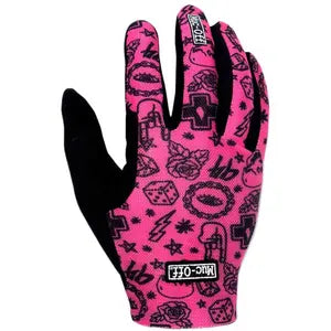 GANTS MUC-OFF VTT ROSE LIGHT MESH M