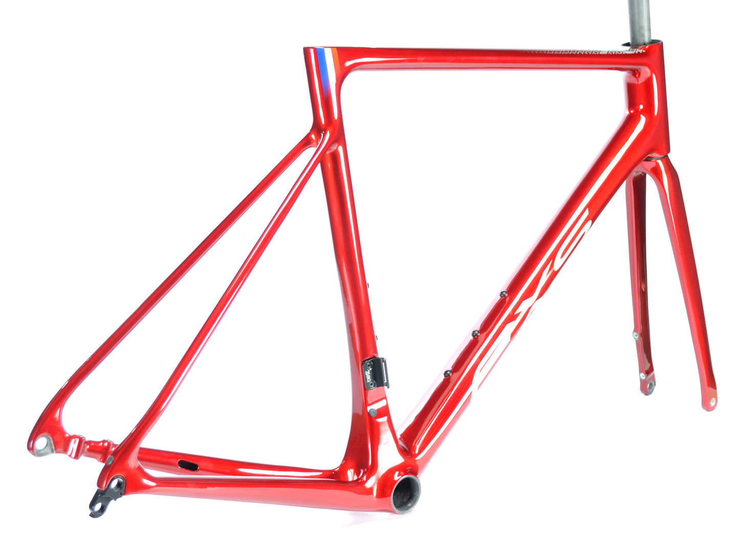 KIT CADRE ET FOURCHE ROUTE CARBONE 700 DISQUE ROUGE 57
