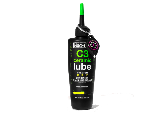 Lubrifiant chaîne vélo Muc-Off C3 Céramique – Conditions sèches | 50 ml