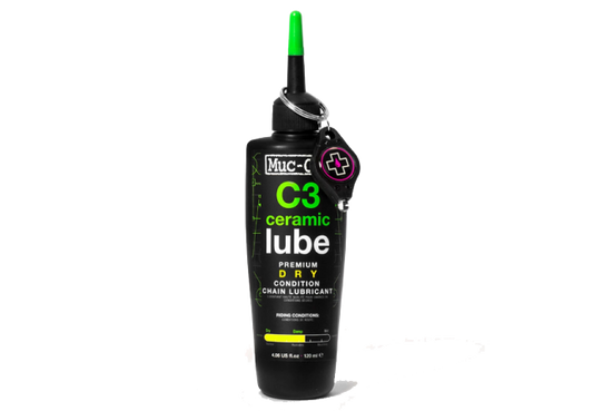 Lubrifiant chaîne vélo Muc-Off C3 Céramique – Conditions sèches | 50 ml