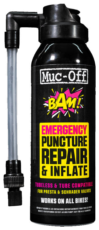Muc-Off Produits d'Étanchéité - B.A.M! Inflate & Repair Spray - 125ml