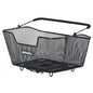 Panier arrière Basil Cento MIK – Noir | Compatible porte-bagages MIK