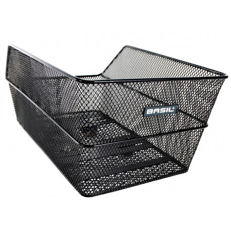 Panier arrière Basil Cento MIK – Noir | Compatible porte-bagages MIK