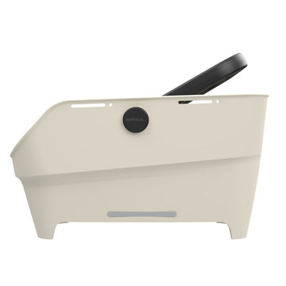 Basil Cento Neo Panier Arrière MIK 21L - Blanc Cassé