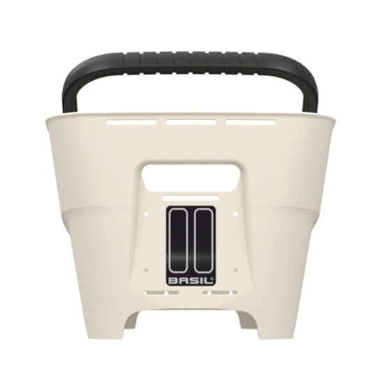 Basil Cento Neo Panier Arrière MIK 21L - Blanc Cassé