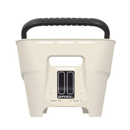 Basil Cento Neo Panier Arrière MIK 21L - Blanc Cassé