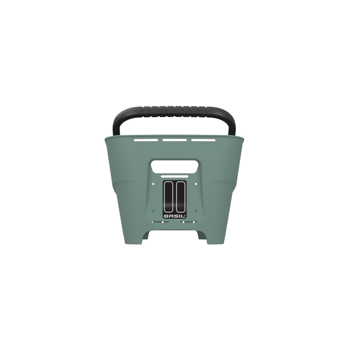 Basil Cento Neo Panier Arrière MIK 21L - Vert Argenté