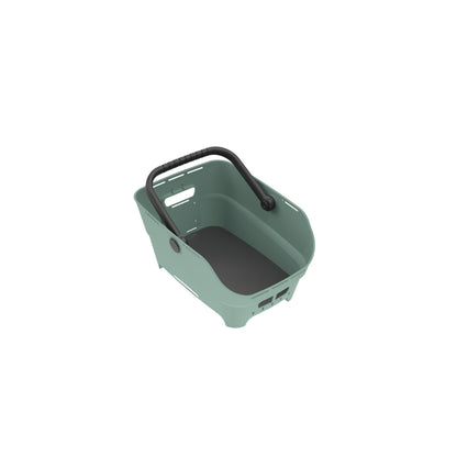 Basil Cento Neo Panier Arrière MIK 21L - Vert Argenté