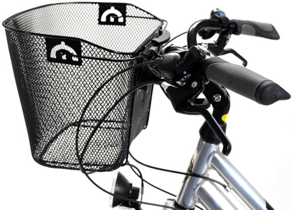 PNA Panier Avant Amovible Acier - Kit Clip Cintre 25,4 mm - Charge 5 kg