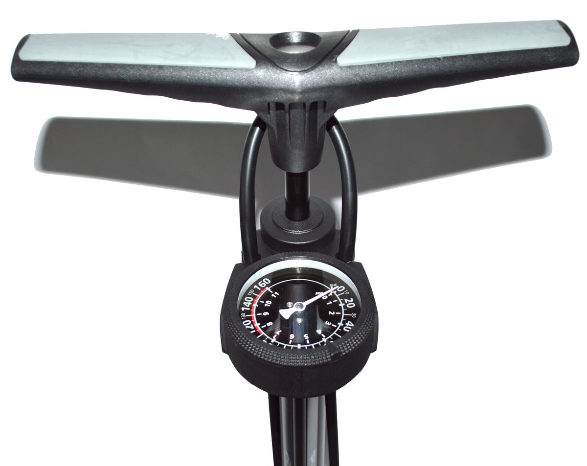 Pompe à pied PNA PRO acier avec manomètre – 8 bars