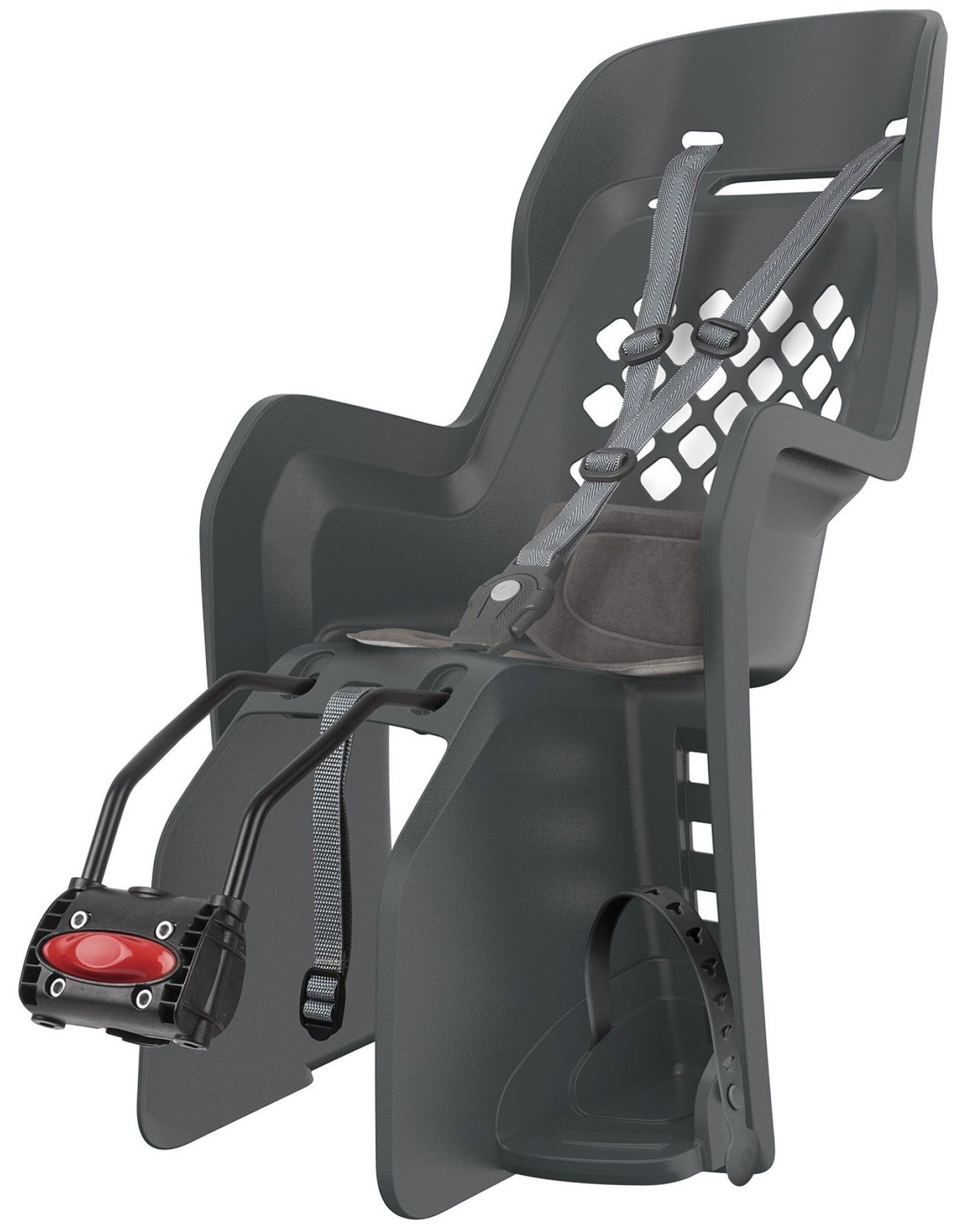 Porte-Bébé "Joy FF" Fixation Cadre Gris Foncé