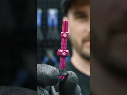 Valves tubeless Muc-Off V2 – 44mm | Rose (jeu de 2)