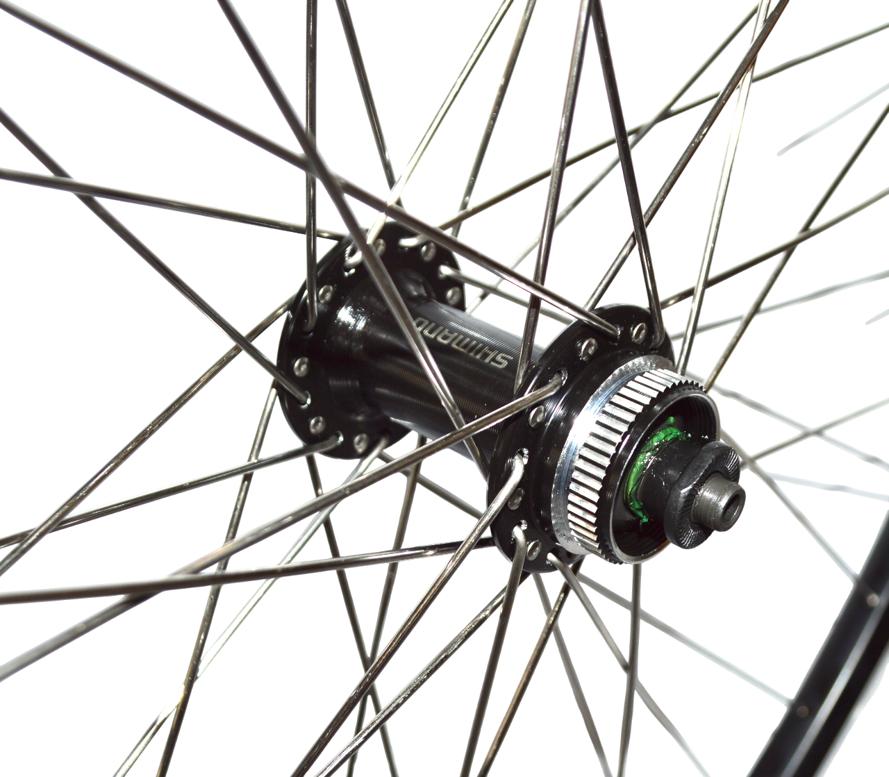 Roue AV 28" Disque Centerlock Double Paroi Moyeu Shimano à Blocage