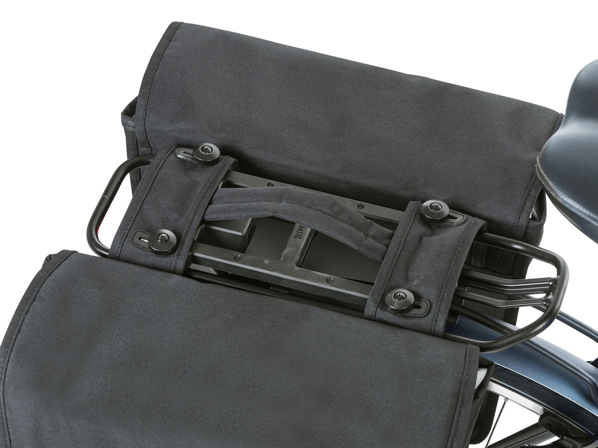 Sacoche double BASIL "Go", 32L, solid black