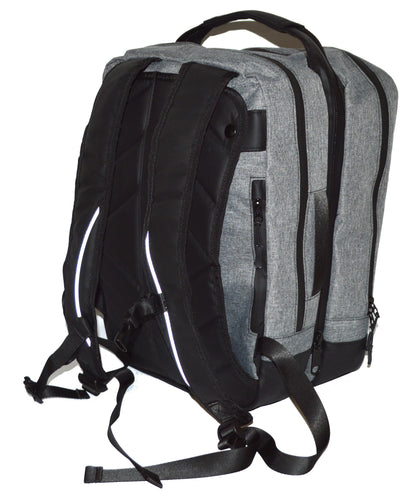 EXS - Sacoche Arrière Double / Sac à Dos Noir-Gris