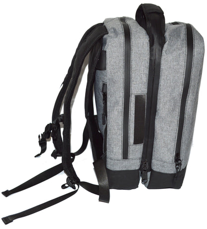 EXS - Sacoche Arrière Double / Sac à Dos Noir-Gris