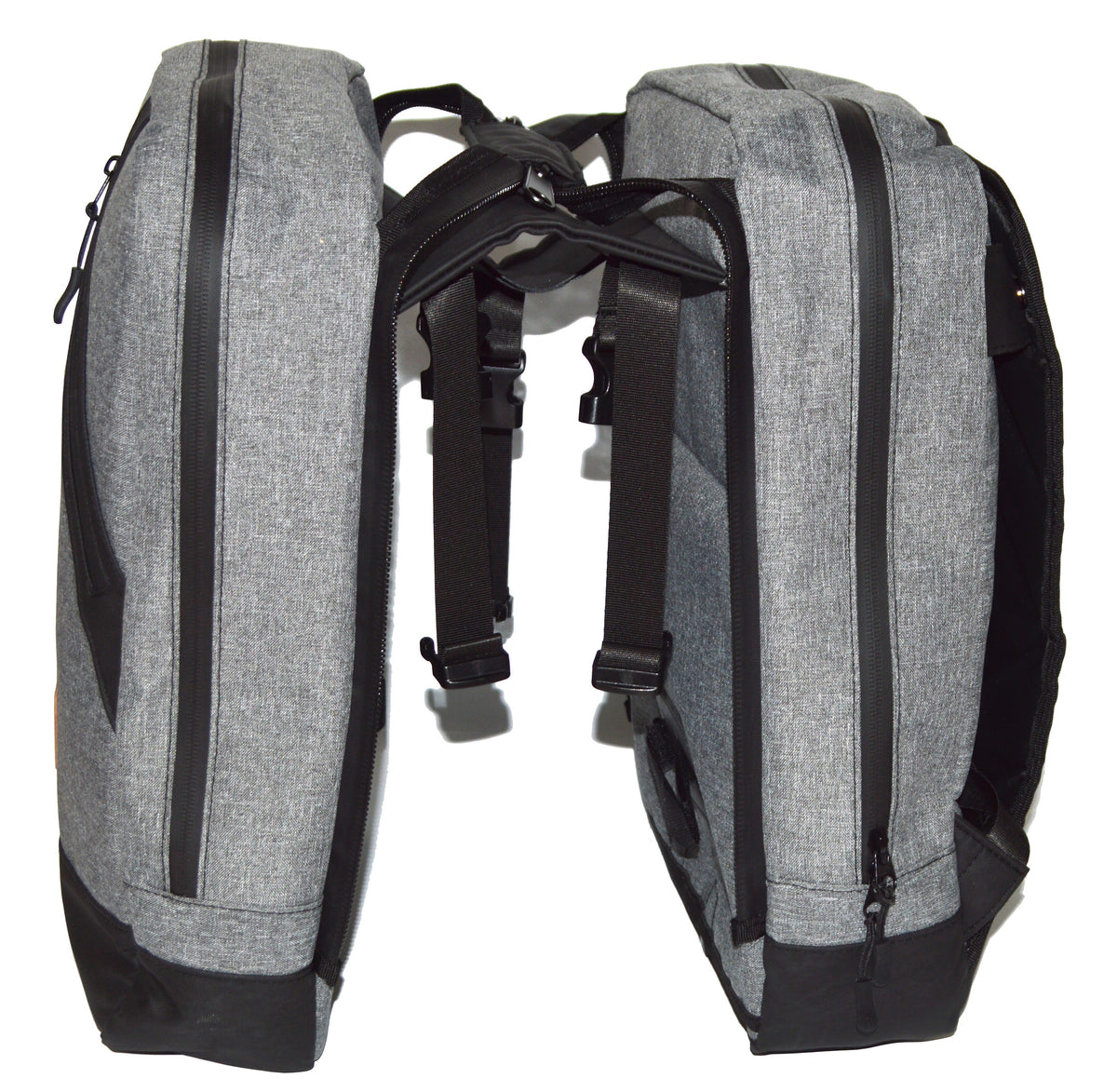 EXS - Sacoche Arrière Double / Sac à Dos Noir-Gris