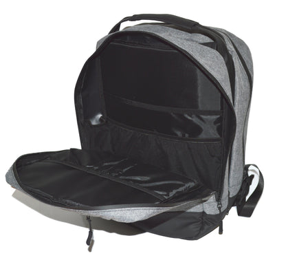 EXS - Sacoche Arrière Double / Sac à Dos Noir-Gris