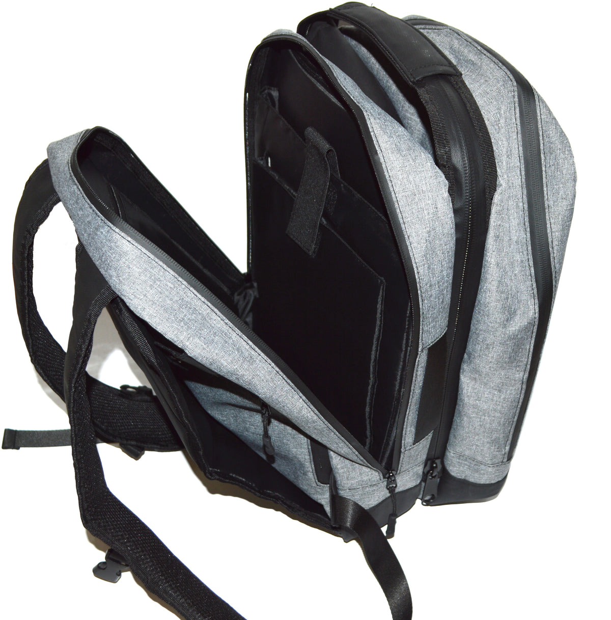 EXS - Sacoche Arrière Double / Sac à Dos Noir-Gris