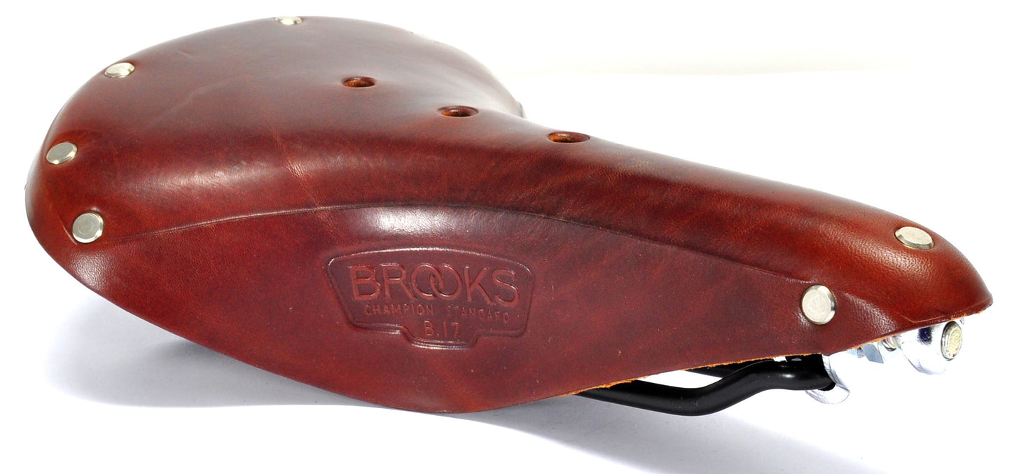 Selle Brooks Homme B17 Cuir Marron Rail Acier Vrac