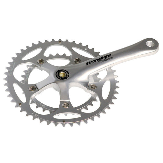 PEDALIER ROUTE DOUBLE 44-34D L150 STRONG IMPACT KIDALU ARGENT