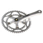 PEDALIER ROUTE DOUBLE 44-34D L150 STRONG IMPACT KIDALU ARGENT